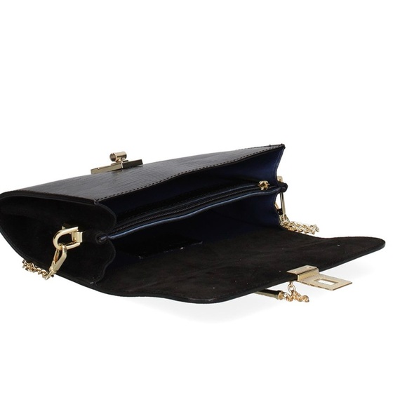 Viola Castellani Black Leather Crossbody - Picture 11 of 14